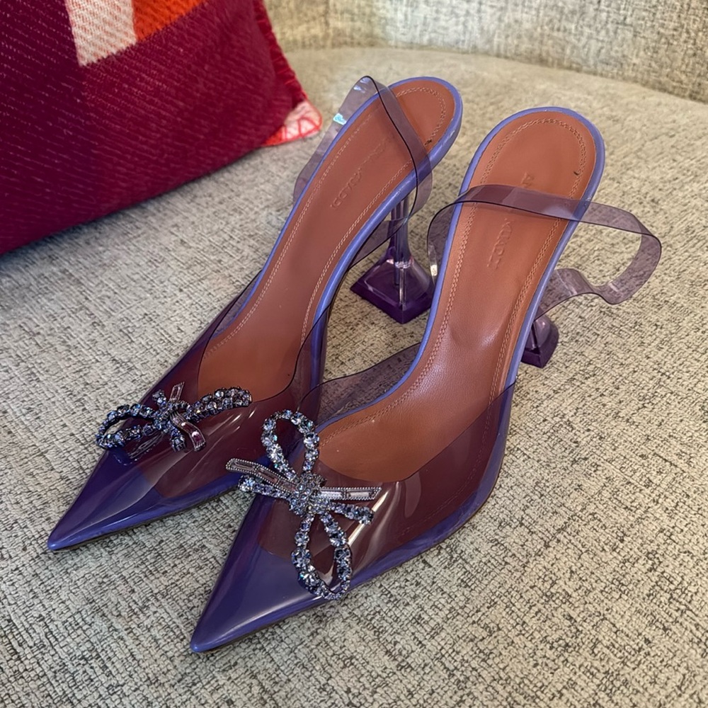 Amina Muaddi PVC Pumps